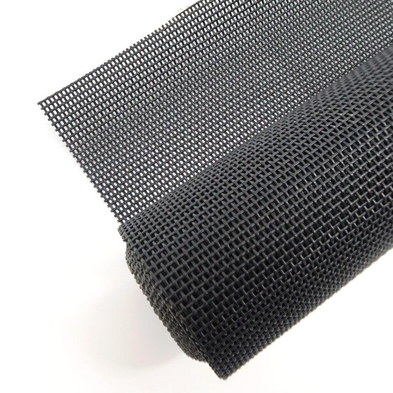 Visibilidad Ligero 280g/m2 Pantalla de malla PET 15x11 Cuenta de malla para una amplia cobertura Negro y gris