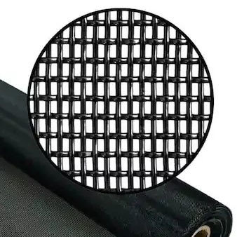 280 g/m2 Pantalla de malla de PET 0,35 mm Diámetro de alambre Pantalla ligera Rollo de pantalla 100m longitud