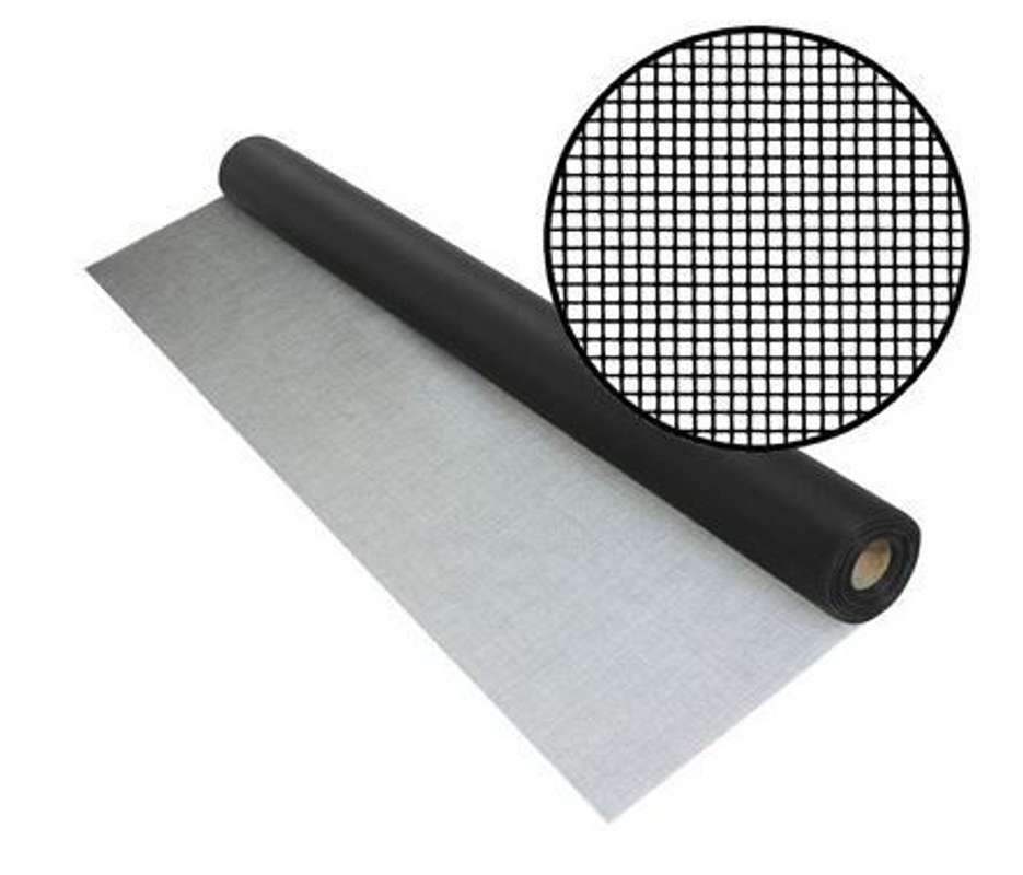 Pantalla de fibra de vidrio de PVC resistente a los rayos UV Patio exterior Piscina de insectos malla de 100 pies de largo
