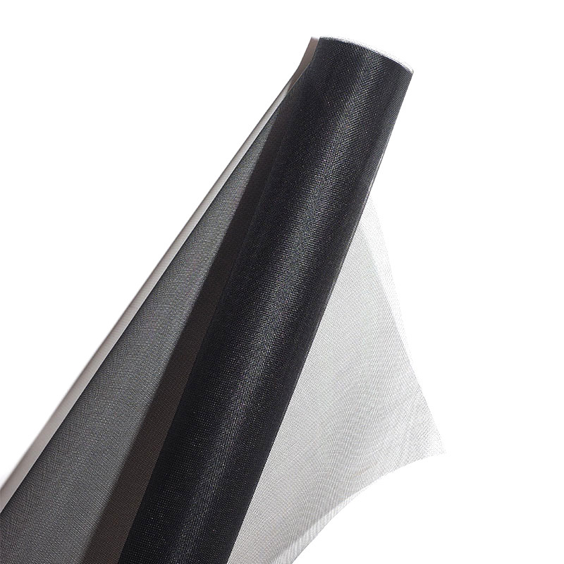 Protección UV Rollo de pantalla de insectos 18 X 14 tamaño de malla Negro Para patio exterior y área de la piscina