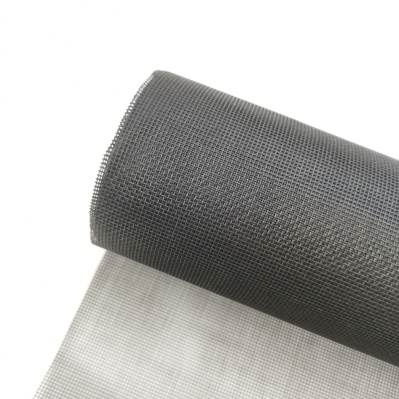 Pantalla de malla de PET ligera y duradera fácil de instalar 280 g/m2 360 g/m2 Negro gris 15x11 Cuenta de malla