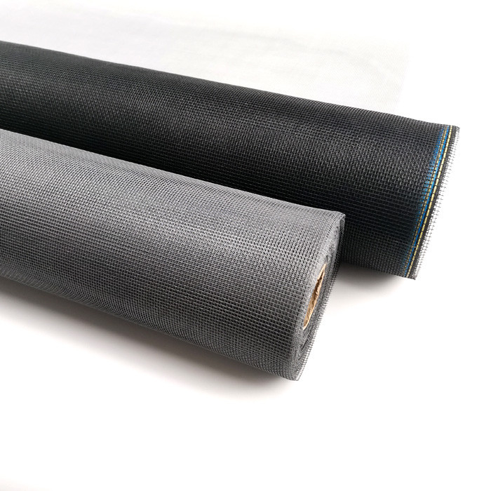 E pantalla de ventana de fibra de vidrio de vidrio con PVC 0,28 mm de alambre para la protección del hogar