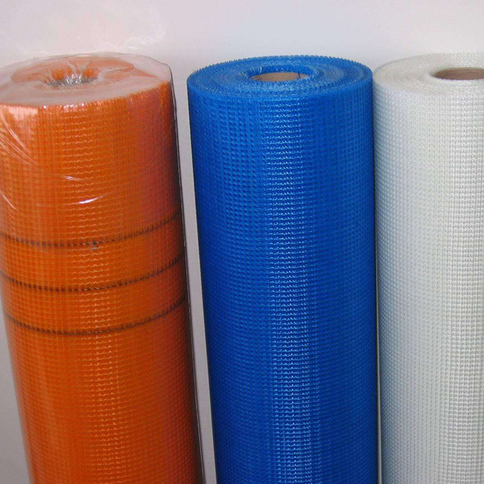 Rollo de pared de malla de refuerzo de fibra de vidrio 1,2 m Color verde 800N Resistencia a la tracción