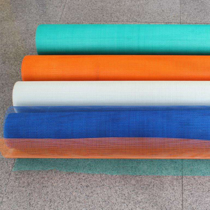 Hojas cuadradas de malla de fibra de vidrio en colores revestidos con resistencia al agua