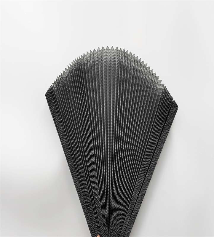 16 20 malla de fibra de vidrio plice de pantalla de insectos plegable 14-20 mm para ventanas / puertas