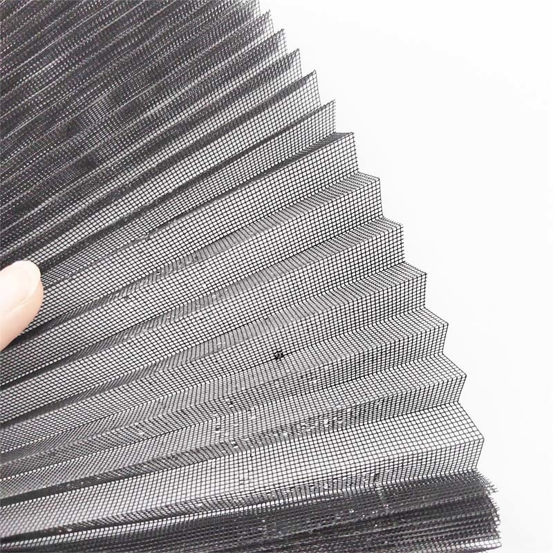 Alta durabilidad Plíceos de pantalla de insectos Resistencia al fuego Alturas plissadas 14 mm Resistencia a las lágrimas Resistencia a la abrasión