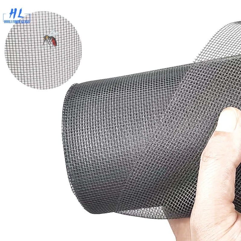 Certificado por Normas Internacionales Malla Mosquitera de Fibra de Vidrio Tejida Lisa Perfecta para Ventanas y Puertas Resistente al Desgarro
