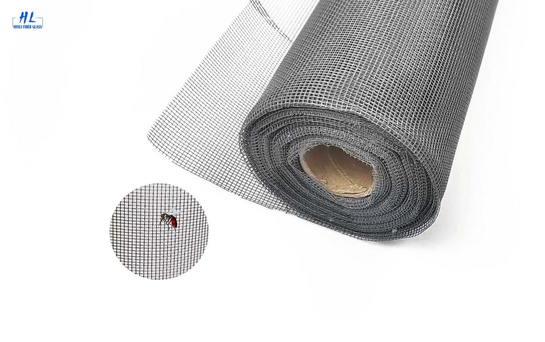 20x22 Fibra de vidrio pantalla de mosca 0.3-3M Ancho 0.25mm Diámetro de hilo 100g/m2 Peso estándar
