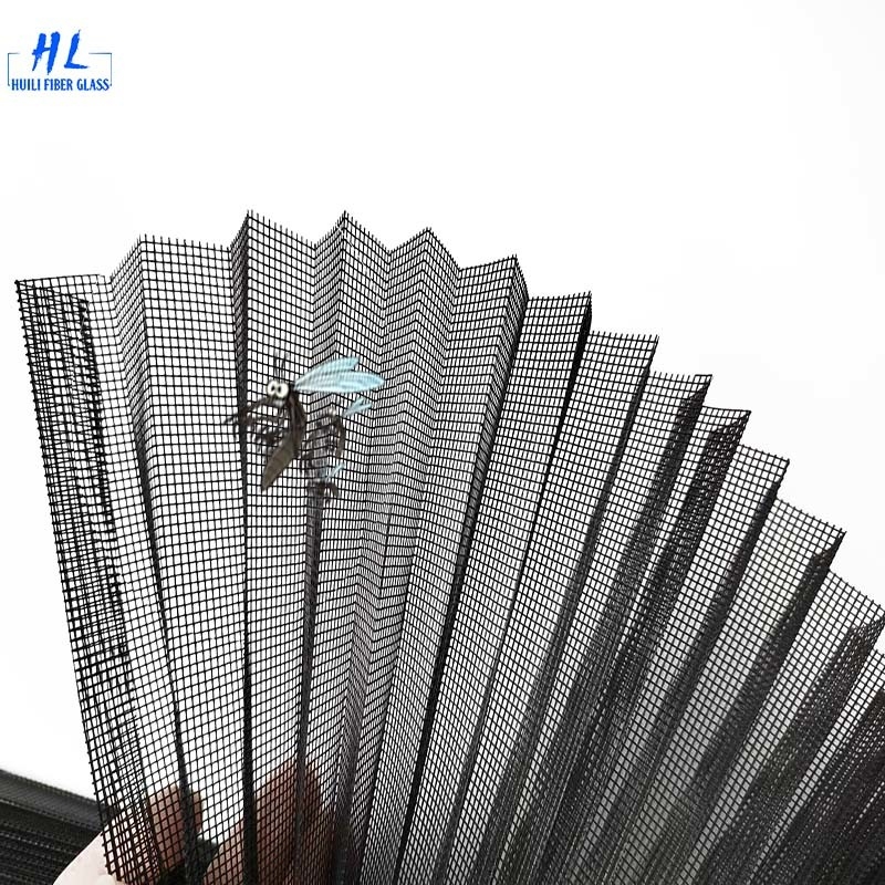 2.5m de ancho Plissado de la pantalla de insectos 120g/M2 para la prevención de los insectos sin molestias