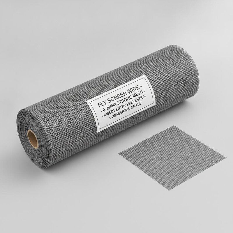 Película de fibra de vidrio de fibra de vidrio de vidrio de mosca alambre de malla fuerte de 028 mm diseñado para evitar la entrada de insectos en edificios comerciales