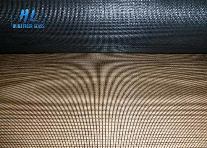 Mosquito anti cubierto PVC de la pantalla del insecto de la fibra de vidrio usado para la ventana y las puertas