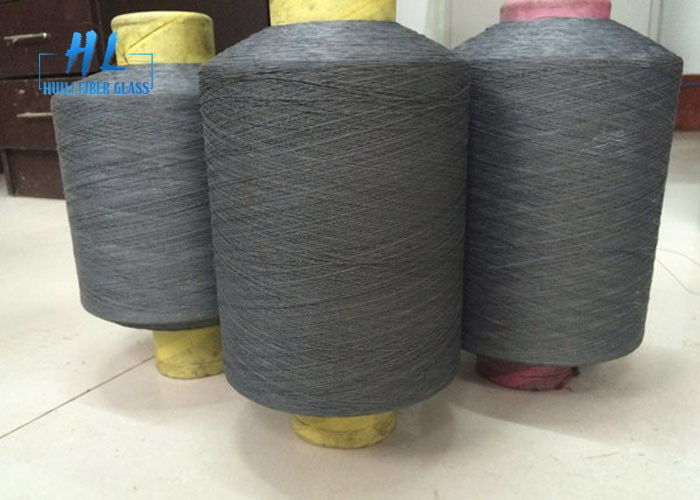 Fabricación personalizada de hilo de fibra de vidrio de 34tex 1/0 Diámetro de 0,2 mm con recubrimiento de PVC