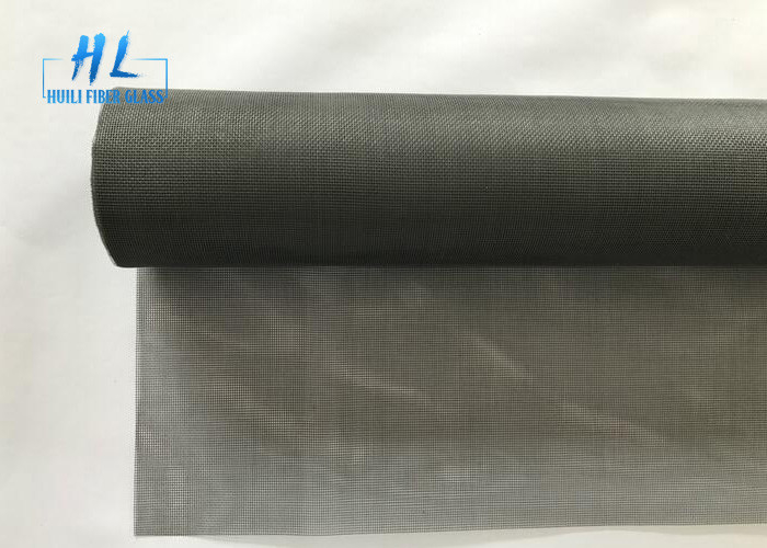Una pantalla del mosquito del insecto de la fibra de vidrio del color del negro de Vision de la manera usada para el marco de aluminio