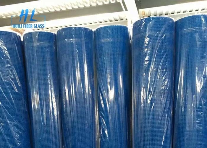 Malla de alambre azul de la fibra de vidrio, cinta de cristal de la costura de la fibra de vidrio de C para el refuerzo de la pared