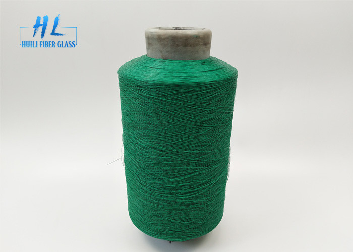 34 Tex 1/0 Hilados de fibra de vidrio recubiertos de PVC con excelente resistencia al agua para el embalaje de cartón