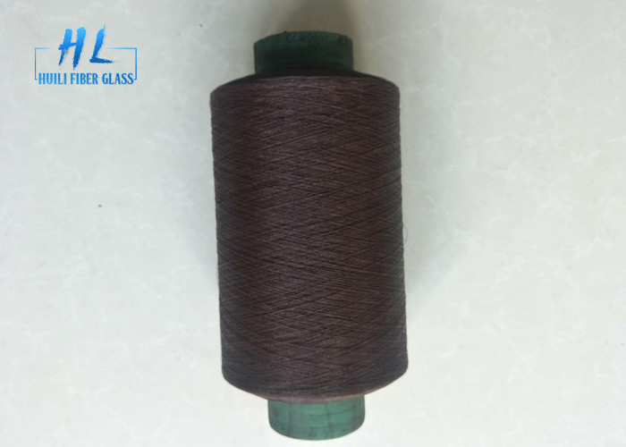 34 Tex 1/0 Hilados de fibra de vidrio recubiertos de PVC con excelente resistencia al agua para el embalaje de cartón