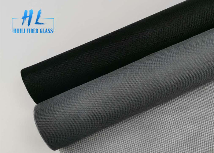 Color gris negro los 30m por la tela metálica de la fibra de vidrio del rollo para Windows