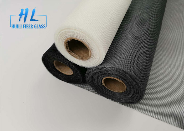 Color gris negro los 30m por la tela metálica de la fibra de vidrio del rollo para Windows