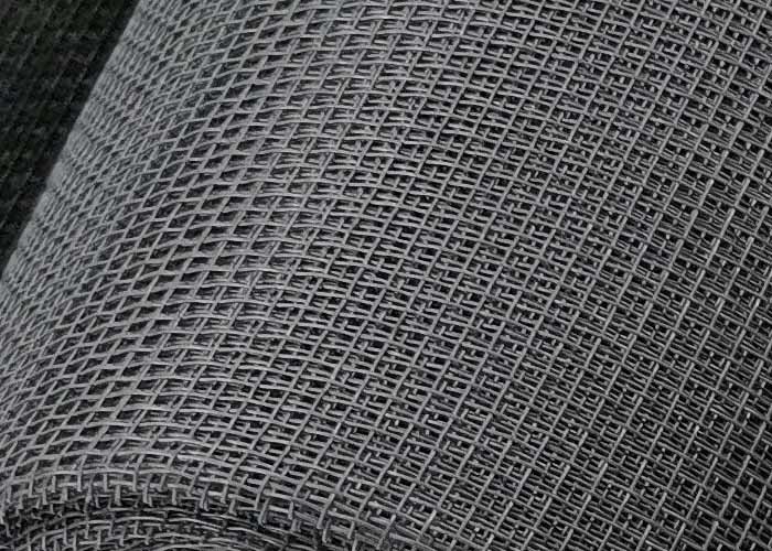 Color gris negro los 30m por la tela metálica de la fibra de vidrio del rollo para Windows