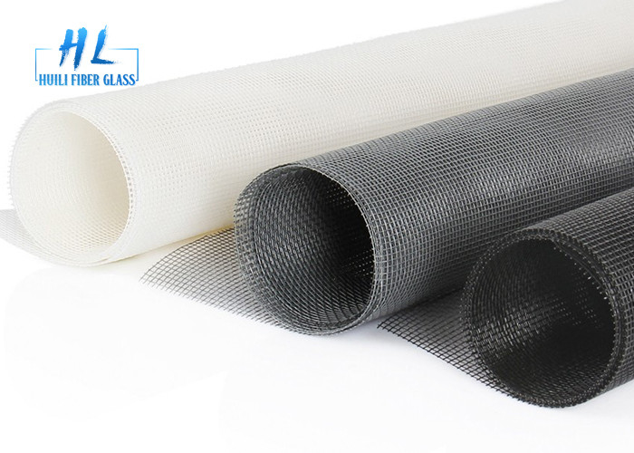 Rollo de pantalla de ventana de PVC de fibra de vidrio global 120g Red antiresistente - Longezas diferentes hasta 300m