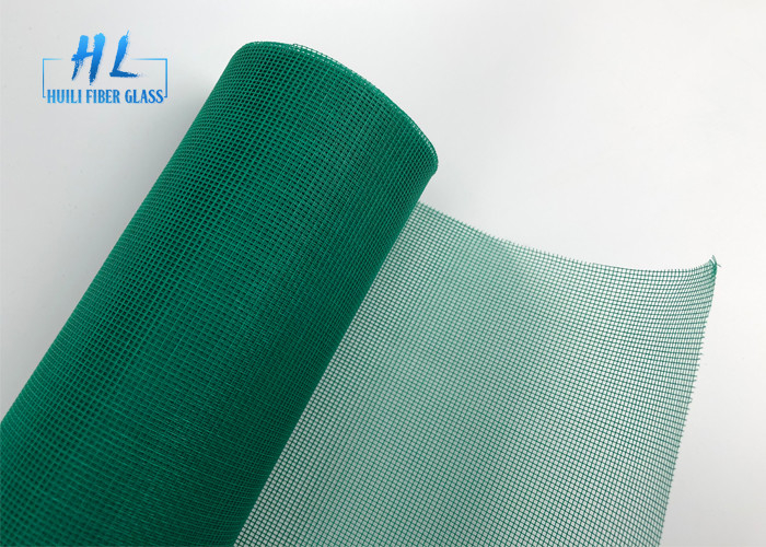 18*16 malla de la pantalla de la mosca de la pantalla de la ventana de la fibra de vidrio de la malla 120g con color verde