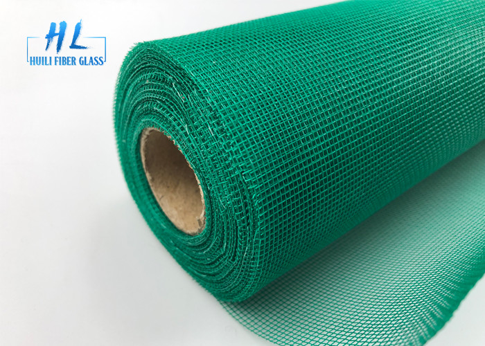 18*16 malla de la pantalla de la mosca de la pantalla de la ventana de la fibra de vidrio de la malla 120g con color verde