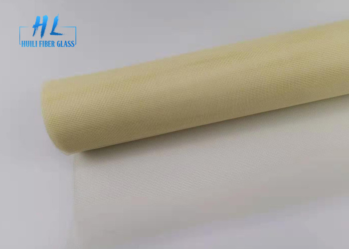 Malla amarilla gris de la red de mosquito de la fibra de vidrio del negro de la malla 18*16 para las puertas