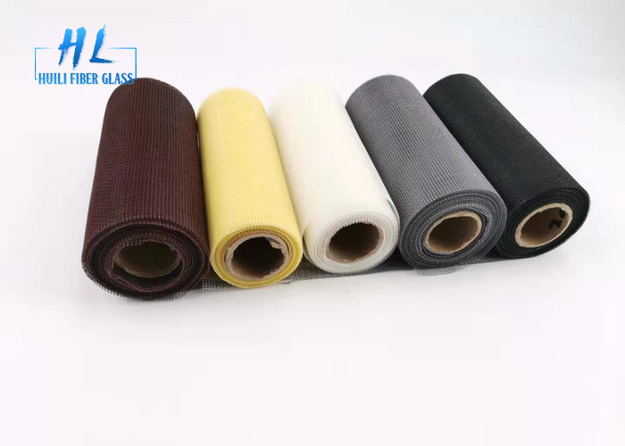 malla del mosquito de la fibra de vidrio del color de los 3ft los 4ft los 5ft*100ft Brown para la pantalla de la ventana