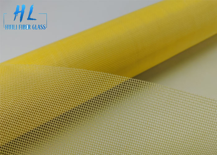 Color amarillo 18*16 120g Protector de insectos de fibra de vidrio para puertas y ventanas