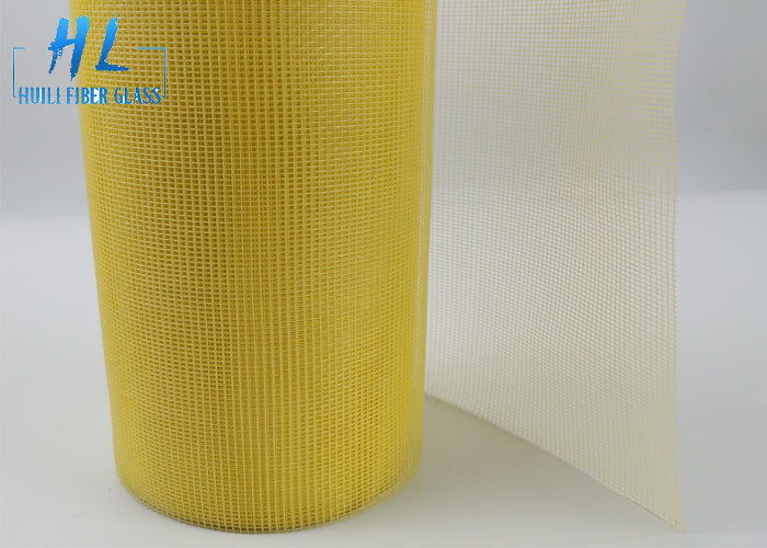 Color amarillo 18*16 120g Protector de insectos de fibra de vidrio para puertas y ventanas