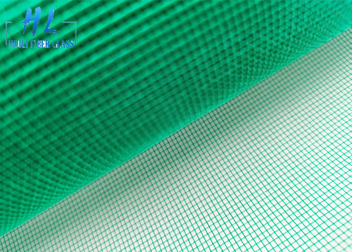Ponga verde la red coloreada de la ventana de la malla del mosquito de la fibra de vidrio de la malla de 17*15/de la pulgada