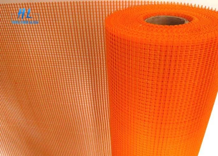 Malla suave del insecto de la fibra de vidrio de la naranja de la malla 145g 5*5m m para el refuerzo