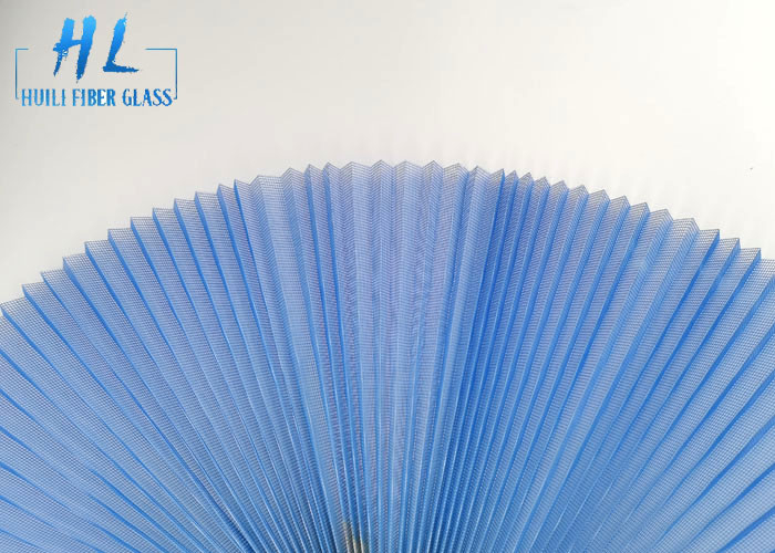 Pantalla de insectos plissada de bricolaje resistente a los rayos UV personalizable amplia gama para ventanas y puertas