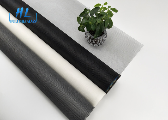 Color estándar de malla de pantalla de baño de vidrio negro para ventanas y puertas