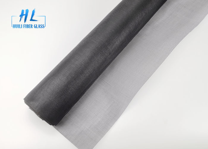 0.011 pulgadas de tejido plano de fibra de vidrio pantalla de mosca con una amplia gama de anchos y colores estándar