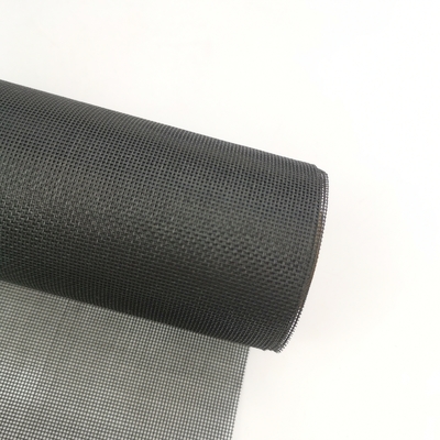 280 g/m2 Rollo de pantalla de malla de PET negro o gris de 1 a 3 m de ancho de 30 a 100 m de largo
