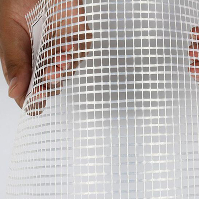 Resistencia al agua Blanco C de vidrio de vidrio de fibra de vidrio pantalla de malla de fibra de vidrio rodillos 300N-800N Fuerza para la pared