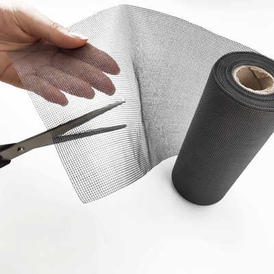 Certificado por Normas Internacionales Malla Mosquitera de Fibra de Vidrio Tejida Lisa Perfecta para Ventanas y Puertas Resistente al Desgarro