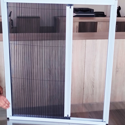 Alturas de plegado 15 mm Plíce pantalla de insectos para puertas de malla de malla de mosquitos