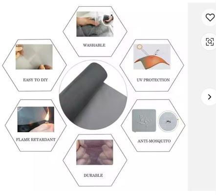 0.25mm de espesor red de mosquitos de fibra de vidrio verde para una vida verde y cómoda