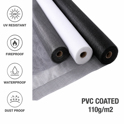 Protección de insectos de fibra de vidrio de tejido simple con construcción duradera adecuada para uso industrial y residencial