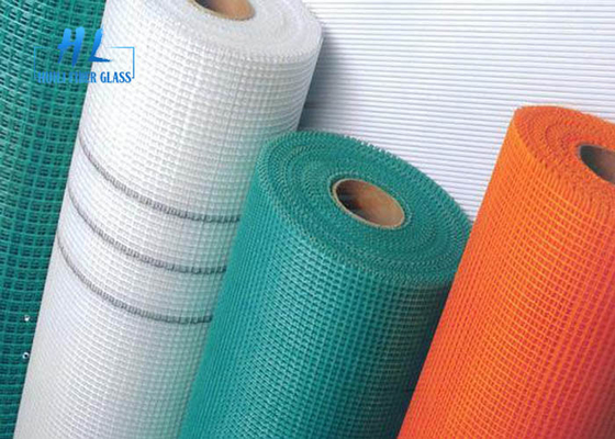 50m-200m de longitud fuerte resistente a la intemperie red de reforzamiento de fibra de vidrio azul
