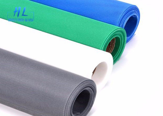 Pantallas de insectos de tejido plano de 1m de ancho malla de poliéster negro para puertas de balcón