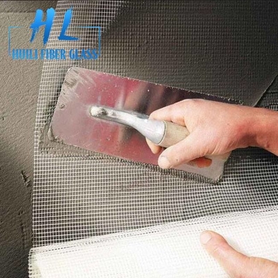 1.2m malla de fibra de vidrio blanca para la pared cada rollo longitud 50m / 100m
