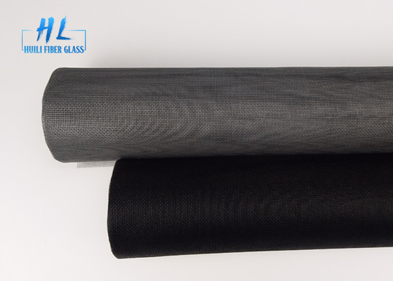 Pantalla de mosquitos de fibra de vidrio gris de tejido plano disponible OEM Forma de agujero cuadrado