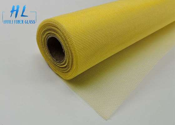 Color amarillo 18*16 120g Protector de insectos de fibra de vidrio para puertas y ventanas