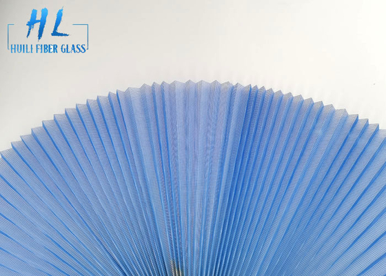 Pantalla de insectos plissada de bricolaje resistente a los rayos UV personalizable amplia gama para ventanas y puertas